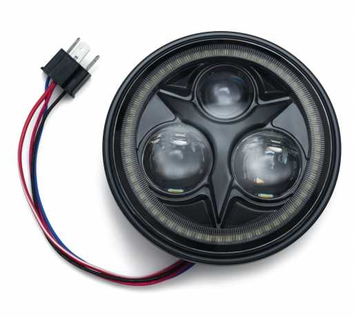 Küryakyn LED Scheinwerfer 5 3/4" Orbit Vision schwarz 