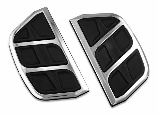 Küryakyn Küryakyn Kinetic Passenger D-Board Inserts, Chrome  - 77-4398