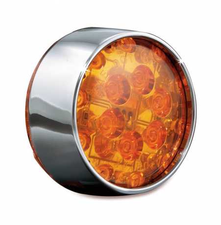 Kuryakyn Bullet LED Front Turn Signal, amber lens 