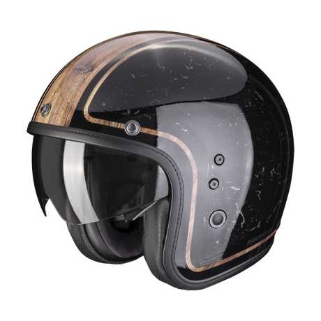Scorpion Helmets Scorpion Belfast Evo Helmet Retrol black/brown  - 78-372-145V