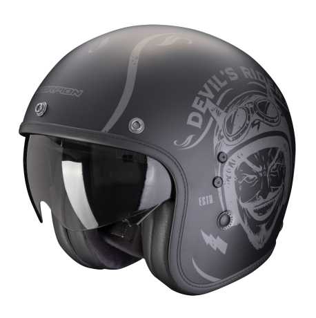 Scorpion Helmets Scorpion Belfast Evo Helmet Romeo matt black/silver  - 78-459-159