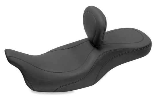 Mustang Wide Tripper Seat with Backrest 14" black 