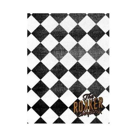 Rokker Rokker Tube Checker Board black/white  - 8142-ROK