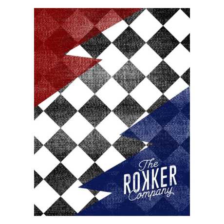 Rokker Rokker Tube Checker Board red/white/blue  - 8143-ROK