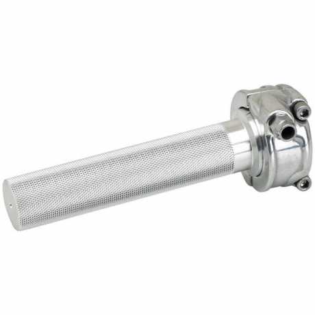 Biltwell Cast Whiskey Single Cable Throttle 7/8" polished 