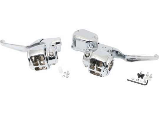 Custom Chrome Custom Chrome Lenkerarmaturen Kit chrom  - 89-4895