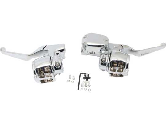 Custom Chrome Custom Chrome Lenkerarmaturen Kit chrom  - 89-4896