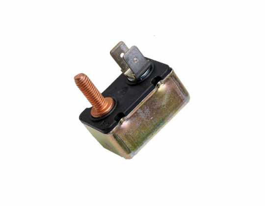 Standard Motorcycle Products Standard Circuit Breaker with 10-32 Stud & 2 1/4" Blade Terminals Spades, 40A  - 89-5419