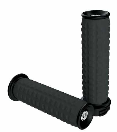 Roland Sands Design RSD Grips Traction gloss black  - 89-6003