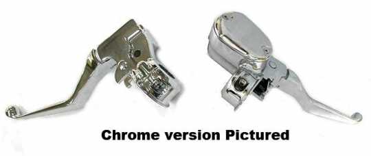 Custom Chrome Black ABS Handlebar Control Kit  - 89-4898