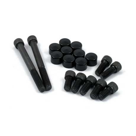 Motorcycle Storehouse MCS Smoothtopps Derby & Inspection Bolts/Covers black  - 905168