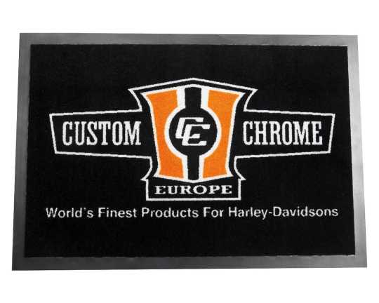 Custom Chrome Custom Chrome Floor Mat 75 x 50 cm black  - 91-0667