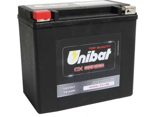Unibat Unibat CX16B Heavy Duty AGM Battery 19Ah 435CCA  - 91-1758
