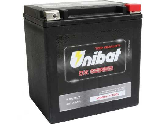 Unibat CX30L Heavy Duty AGM Batterie 20Ah 510CCA 