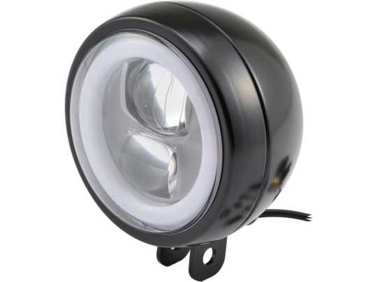 Daytona LED Headlight 120 mm, Black 