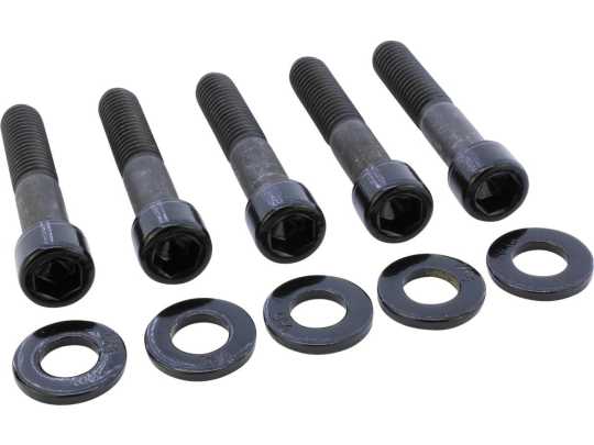 Screws4Bike Screws4Bikes Sprocket/Pulley Kit Steel black gloss  - 91-4257