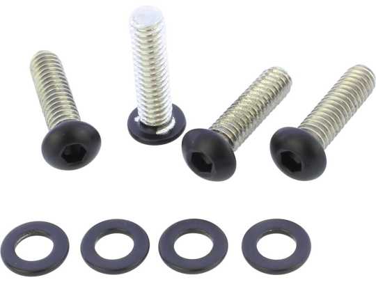 Screws4Bike Screw Kit For Fittings, Stainless Steel black matt  - 91-4259