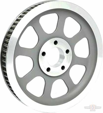 Custom Chrome Rear Belt Pulley 70-Tooth, 1-1/8" Wide, Silver  - 91-5861