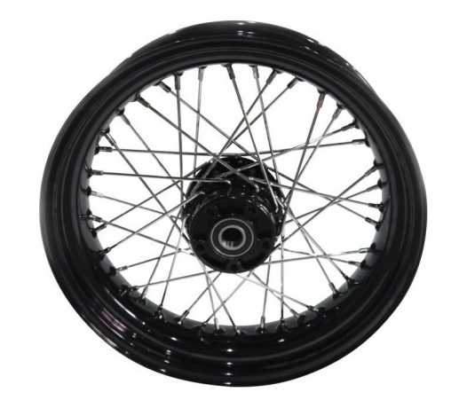 Custom Chrome 16 x 3.0" Rear Wheel, 40-Spoke, Black 