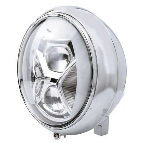 Highsider Highsider LED 7" Headlight Yuma 2 Type 8 chrome  - 91-6925