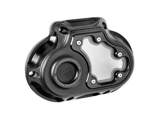 Performance Machine PM Vision Transmission Side Cover Black Ops  - 91-8197