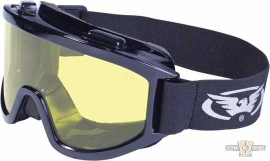 Global Vision Wind Shield Off-Road Goggles yellow  - 91-8210