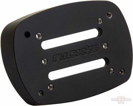 Rick´s Licence Plate Mounting Adapter, Black Matte 