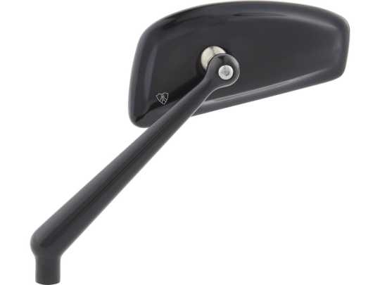 Arlen Ness Tearchop Forged Mirror left Black Anodized 
