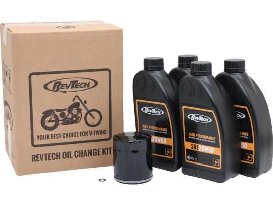 RevTech RevTech Ölwechsel Kit SAE20W50 4L & Filter schwarz  - 92-2101