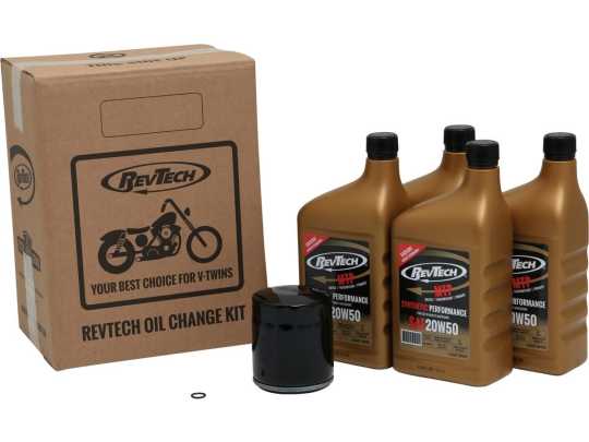 RevTech RevTech Oil Change Kit 20W50 MTP synthetic 3.8L & Filter black  - 92-2103