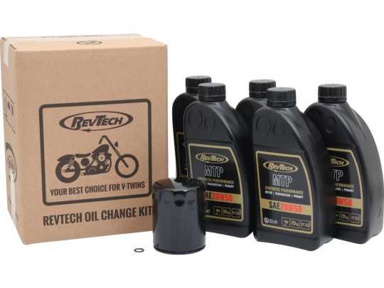RevTech RevTech  Oil Change Kit, 5 Liter MTP 20W50, black Filter  - 92-2119
