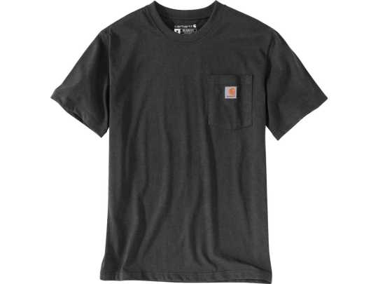 Carhartt T-Shirt Heavyweight K87 Pocket Carbon grau meliert XXL