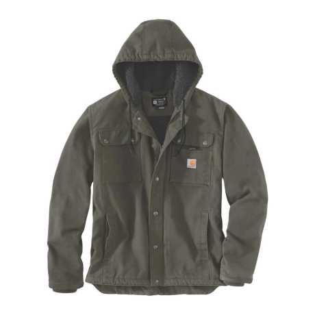 Carhartt Washed Duck Sherpa-Lined Utility Jacket green 
