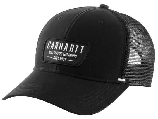 Carhartt Carhartt Trucker Cap Canvas Mesh-Back Crafted Patch black  - 92-3197