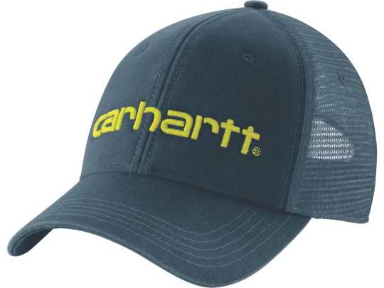 Carhartt Carhartt Trucker Cap Canvas Mesh-Back Logo Night Blue  - 92-3199