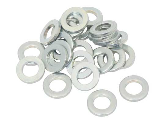 Custom Chrome Steel Washers 1/4" x 7/16" (25)  - 92-4435