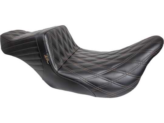 Le Pera Le Pera Tailwhip Seat Double Diamond 12.5" black  - 92-6425
