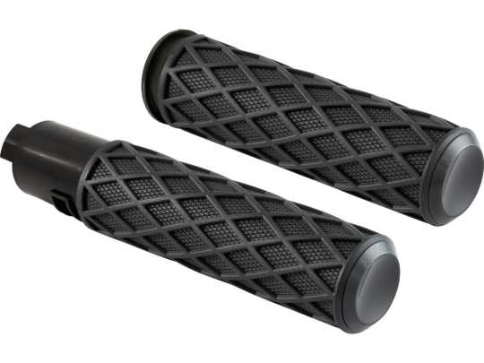 Arlen Ness Arlen Ness Diamond Grips black  - 92-9984