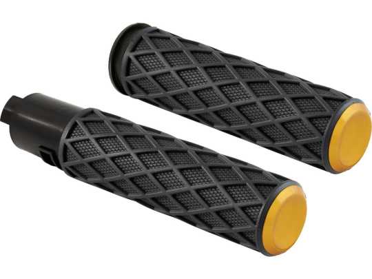 Arlen Ness Arlen Ness Diamond Grips gold  - 92-9986