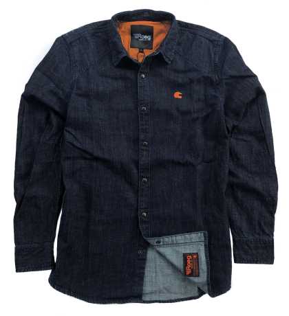 Roeg Roeg Bear Premium Denim Shirt dunkelblau  - 920232V