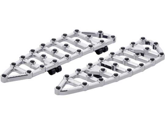 Arlen Ness Arlen Ness MX Rider Floorboards chrome  - 93-0227