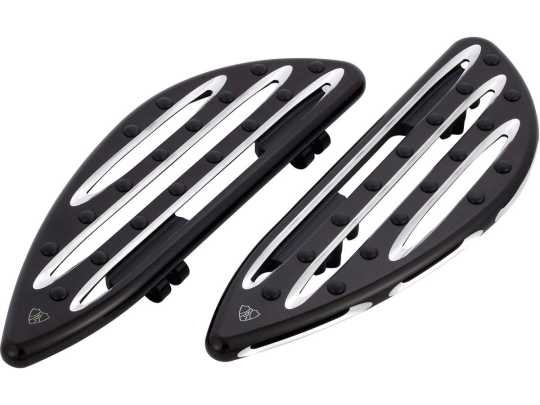 Arlen Ness Arlen Ness Deep Cut Rider Floorboards black  - 93-0228