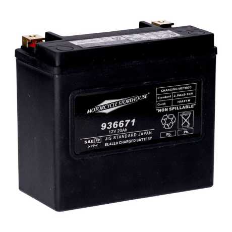 MCS AGM Battery 20Ah 320CCA 