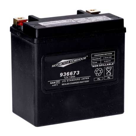 MCS AGM Batterie 12Ah 200CCA 