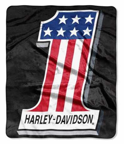 H-D Motorclothes Harley-Davidson Throw Blanket #1 black  - 949140