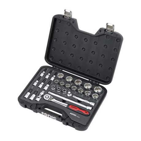 Sonic Combination Socket Set 1/2'' 28-Piece 