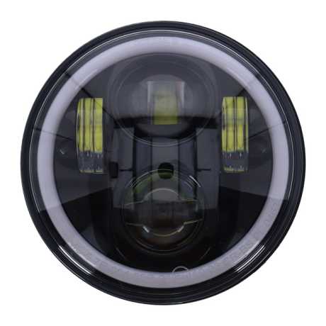 MCS Bright LED Headlamp 5.75" Halo black 