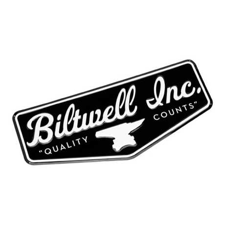 Biltwell Biltwell Shop Schild schwarz/weiß 66 x 29 cm  - 956031