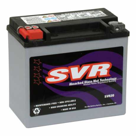 SVR AGM Battery 18Ah 300CCA 