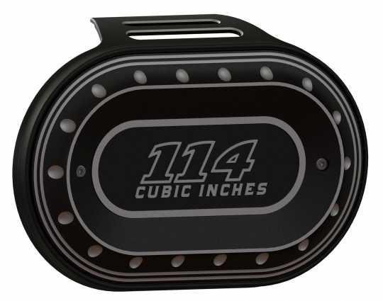 Airbox Cover Oval Drilled 114 